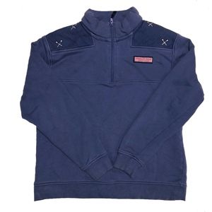 Vineyard Vines Lacrosse Shep 1/4 zip sweatshirt  L